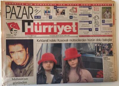 Hürriyet Pazar Gazetesi 11 Nisan 1999 - Mahsun Kırmızıgül Gözünden Anap Meydanı GZ13876 - 1