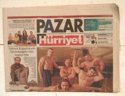 Hürriyet Pazar Gazetesi 17 Kasım 2002 - Hıncal Uluç Ayşe Armana Döküldü GZ7709 - 1