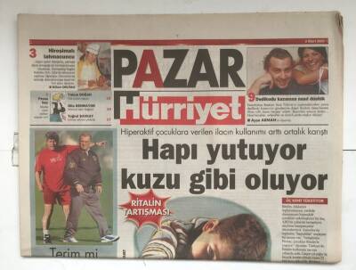 Hürriyet Pazar Gazetesi 2 Mart 2003 - Atlastan Çerkes Dosyası GZ7933 - 1