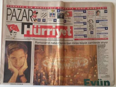 Hürriyet Pazar Gazetesi 20 Aralık 1998 - Ramazanın Nabzı Osmanlıdan Miras Büyük Camilerde Atıyor Eyüp Sultan Zamanı - GZ16126 - 2