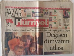 Hürriyet Pazar Gazetesi 21 Eylül 1997 - Değişen Dünyanın Atlası GZ16696 - 2