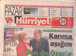 Hürriyet Pazar Gazetesi 22 Ekim 2000 - Çiller Çiftinden Karşılıklı İltifat - Kırca'nın Sayımı GZ3188 - Gökçekoleksiyon