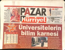 Hürriyet Pazar Gazetesi 22 Eylül 2002 - Yaşar Kemal Son Kitabını Doğan Hızlan'a Anlattı - Mehmet Barlas: Fiziğimle Deniz'i Ezer Geçerim GZ3196 - Gökçekoleksiyon
