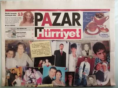Hürriyet Pazar Gazetesi 23 Kasım 2003 İşte Yeni Zeki Müren Ve Safiye Aylalar -GZ37930 - 1