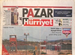 Hürriyet Pazar Gazetesi 29 Eylül 2002 - Guantanamo Kampına Girdik - Sadun Tanju: Yaşlılık İyi Bir Şey GZ3199 - Gökçekoleksiyon