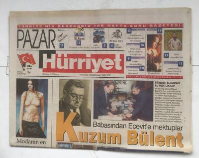 Hürriyet Pazar Gazetesi 30 Ocak 2000 - Babasından Ecevite Mektuplar GZ8467 - 1