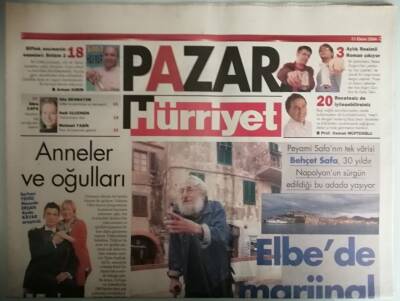 Hürriyet Pazar Gazetesi 31 Ekim 2004 Gılgamışın Setinde Konuştuğumuz Kenan İmirzalıoğlu -GZ44800 - 1
