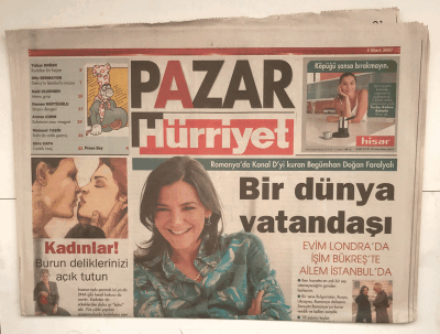 Hürriyet Pazar Gazetesi 4 Mart 2007 - Irkçıların Keyfini Kaçıran DNA Testi GZ5178 - 1