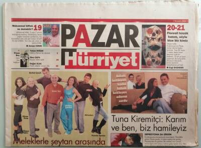 Hürriyet Pazar Gazetesi 7 Kasım 2004 İşte Cem Yılmazı Reddeden Kadın - GZ44158 - 1