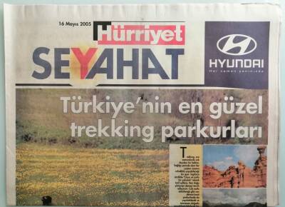 Hürriyet Seyahat Gazetesi 16 Mayıs 2005 Mavi Yolculuğun 20 Yıllık Tarihi - GZ37717 - 1