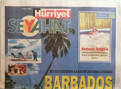 Hürriyet Seyahat Gazetesi 2 Mart 2009 Karayiplerdeki İngiliz Ruhlu Masal Adası - GZ44607 - 2