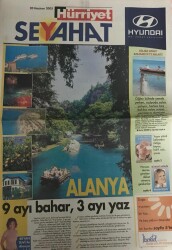 Hürriyet Seyahat Gazetesi 20 Haziran 2005-Alanya 9 Ayı Bahar ,3 Ayı Yaz GZ45303 - 1