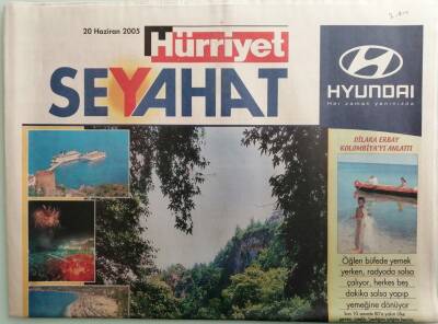 Hürriyet Seyahat Gazetesi 20 Haziran 2005 Denizi Güzel Dağları Serin Geceleri Hareketli -GZ37726 - 1