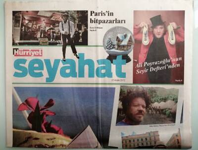 Hürriyet Seyahat Gazetesi 31 Aralık 2012 Ali Poyrazoğlu nun Seyir Defterinden - GZ37752 - 1