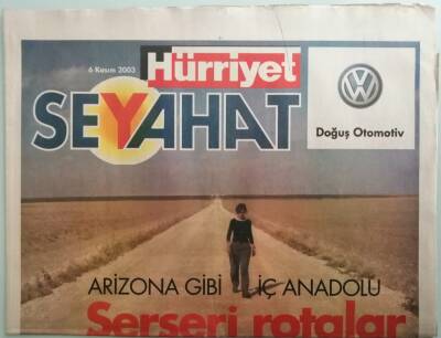 Hürriyet Seyahat Gazetesi 6 Kasım 2003 Ferhan Şensoy Türkiyedeki Turne Seyahatlerini Anlattı -GZ44388 - 2