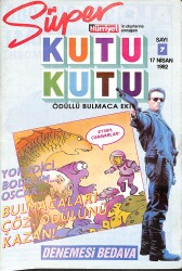 Hürriyet Süper Kutu Kutu Bulmaca Sayı 7 - 17 Nisan 1992 NDR93985 - Gökçekoleksiyon