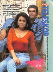Hürriyet Teleskop Dergisi 20-26 Temmuz 1991 - Aydan Şener ve İsmet Özhan, TV Yayın Akışı NDR88415 - Gökçekoleksiyon