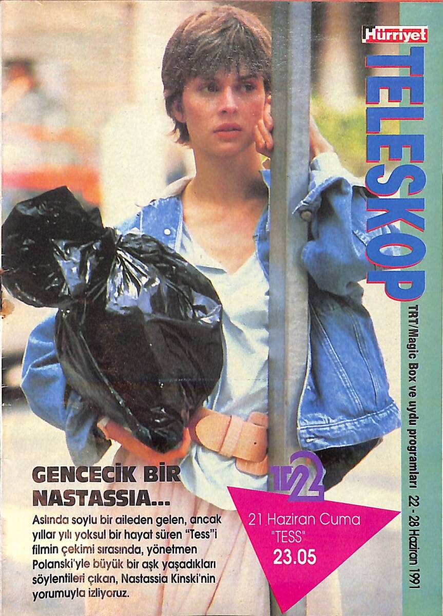 Hürriyet Teleskop Dergisi 22 - 28 Haziran 1991 NDR93138 - 1