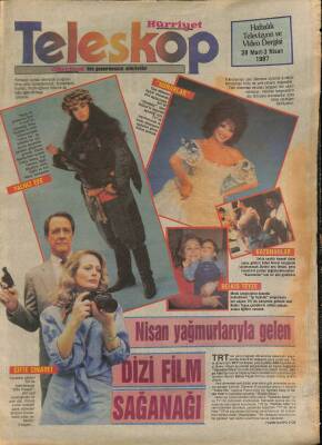 Hürriyet Teleskop Dergisi 28 Mart - 3 Nisan 1987 - Melike Zobuya 3 Haftalık Şans NDR77972 - 1