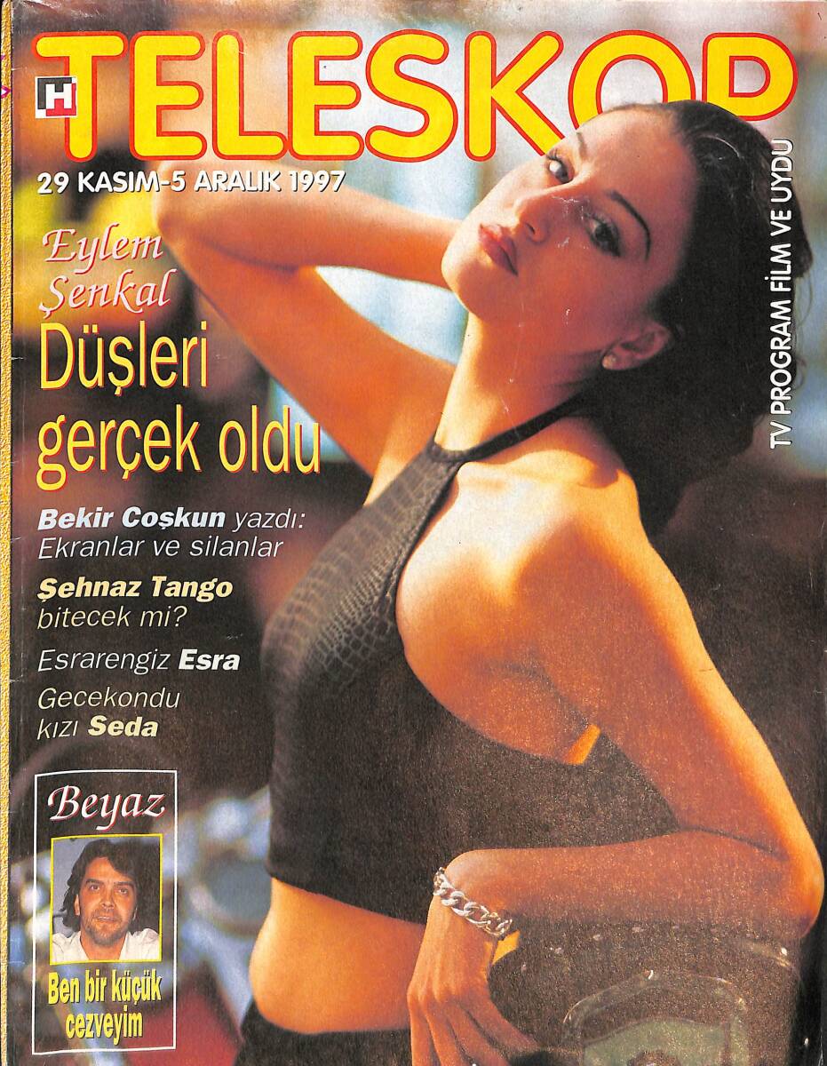 Hürriyet Teleskop Dergisi 29 Kasım- 5 Aralık 1997 - Beyazıt Öztürk '' Ben Bir Küçük Cezveyim '' NDR87748 - 1