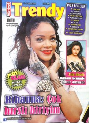 Hürriyet Trendy 11-17 Mayıs 2015 Sayı : 649 - Rihanna : Çok Hırslı Biriyim - Hadise Poster NDR98849 - Gökçekoleksiyon