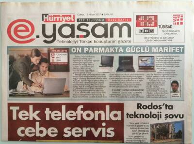 Hürriyet Yaşam Gazetesi 13 Nisan 2007 İnternette Sms Tuzağı - GZ37753 - 1