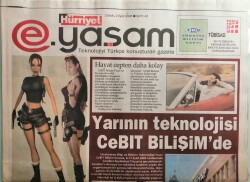 Hürriyet Yaşam Gazetesi 2 Eylül 2005 Fuarın En İlgi Çekici Cep Telefonları - GZ44576 - 2