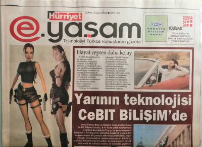 Hürriyet Yaşam Gazetesi 2 Eylül 2005 Fuarın En İlgi Çekici Cep Telefonları - GZ44576 - 2