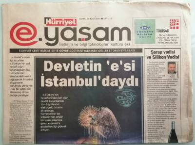 Hürriyet Yaşam Gazetesi 26 Eylül 2003 Iraktan Cepçilere Çağrı -GZ37892 - 1