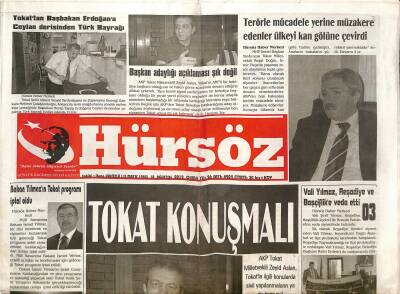 Hürsöz Gazetesi 10 Ağustos 2012 - Vali Yılmaz , GOÜye Veda Etti - Tokatta İyilik Elçileri İş Başında GZ125380 - 1