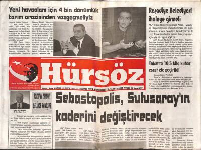 Hürsöz Gazetesi 11 Ağustos 2012 - Sebastopolis , Sulusarayın Kaderini Değiştirecek GZ125385 - 1