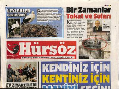 Hürsöz Gazetesi 11 Mart 2021 - Tuzun Azaltılmasıyla Her Yıl 2.5 Milyon Ölüm Önlenebilir GZ125042 - 1