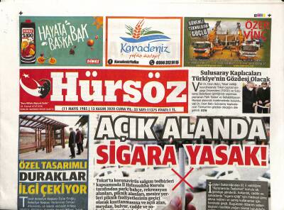 Hürsöz Gazetesi 13 Kasım 2020 - Metin Polat Tekrar Aday Olmayacağını Duyurdu GZ125075 - 1