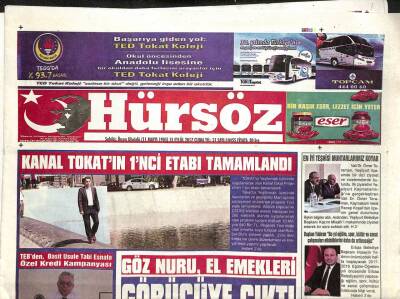 Hürsöz Gazetesi 15 Eylül 2017 - TEBden , Basit Usule Tabi Esnafa Özel Kredi Kampanyası GZ96321 - 1
