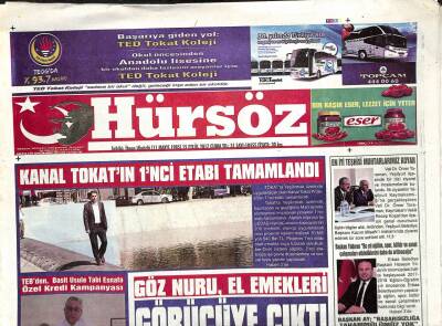 Hürsöz Gazetesi 15 Eylül 2017 - TED Tokat Koleji Kadrosunu Güçlendirmeye Devam Ediyor GZ96322 - 1
