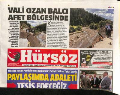 Hürsöz Gazetesi 16 Ağustos 2021 - Plevnenin Efeleri Yeni Sezona Hazırlanıyor GZ125051 - 1