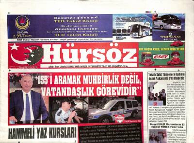 Hürsöz Gazetesi 16 Eylül 2017 - Başçiftlikli Hanımların El Emeği Yörex Fuarında GZ96323 - 1