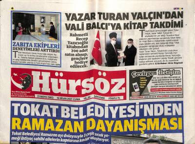 Hürsöz Gazetesi 16 Nisan 2021 - Fetö Soruşturmasında , 5 Polis İçin Meslekten İhraç GZ125038 - 1