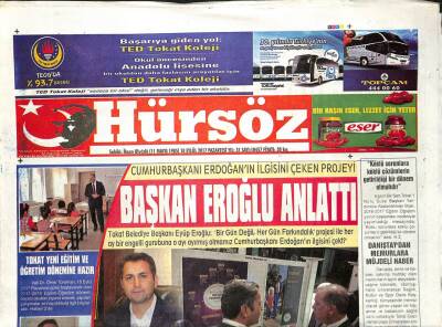 Hürsöz Gazetesi 18 Eylül 2017 - Tokat Belediyesi Gençlik Meclisi Kuruldu GZ96325 - 1