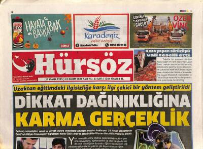 Hürsöz Gazetesi 24 Kasım 2020 - Efeler Sorgunu Ağırlıyor - Demokrat Partiden İktidara Ekonomi Eleştirisi GZ125034 - 1