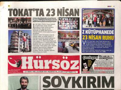 Hürsöz Gazetesi 26 Nisan 2021 - Joe Biden , 1915 Olaylarını Soykırım Olarak Tanımladı GZ125090 - 1