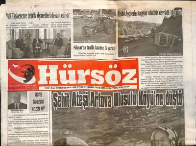 Hürsöz Gazetesi 7 Eylül 2012 - Niksar ZİÇEV Kuşadasında Kampa Katılıyor GZ125382 - 1