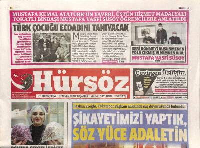 Hürsöz Gazetesi 7 Nisan 2021 - Türk Çocuğu Ecdadını Tanıyacak - ASDEP Personellerine Oryantasyon Eğitimi Verildi GZ125027 - 1