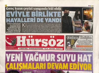 Hürsöz Gazetesi 9 Nisan 2021 - Atatürk Anadolu Lisesinden Dikkat Çeken Etwinning Projesi GZ125072 - 1