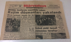 Hürvatan Gazetesi 10 Mayıs 1961 - Rejim Düşmanları Yakalandı - GZ17030 - 1