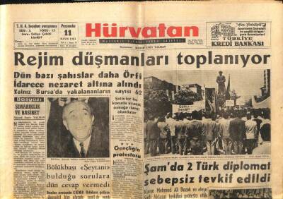 Hürvatan Gazetesi 11 Mayıs 1961 - Rejim Düşmanları Toplanıyor GZ89925 - 1