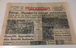 Hürvatan Gazetesi 12 Mayıs 1961 - Bayar,Menderes Cevap Veremiyor - GZ17031 - 2