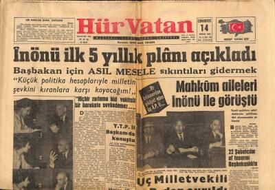 Hürvatan Gazetesi 14 Nisan 1962 - Atatürk Rozeti Oskardan Daha Kıymetlidir GZ91089 - 1