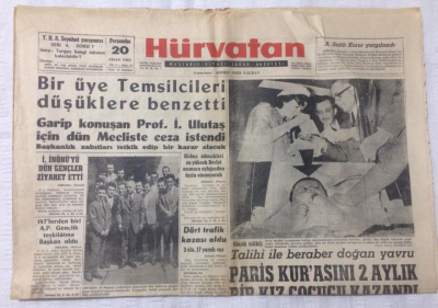 Hürvatan Gazetesi 20 Nisan 1961 - Küba Savaşı Esrarını Hala Muhafaza Ediyor - GZ17068 - 2