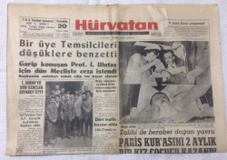 Hürvatan Gazetesi 20 Nisan 1961 - Küba Savaşı Esrarını Hala Muhafaza Ediyor - GZ17068 - 1